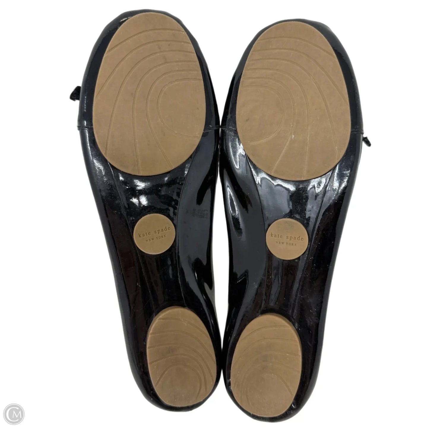 Patent Leather Loafers Designer By Kate Spade In Black, Size: 8