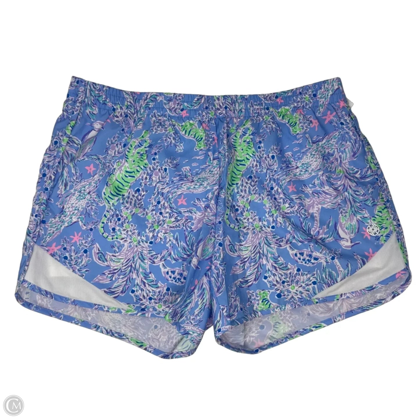 Athletic Shorts Designer By Luxletic Lilly Pulitzer In Animal Print, Size: Xs