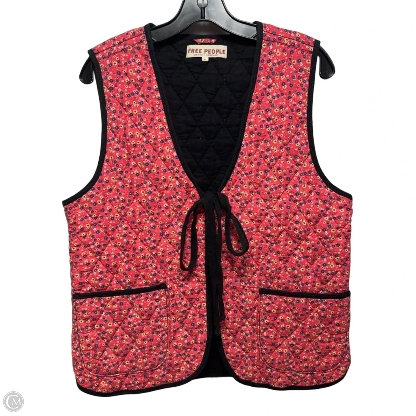 Vest Puffer & Quilted By Free People In Floral Print, Size: M