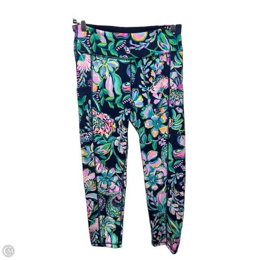 Athletic Leggings Pants Designer By Luxletic Lilly Pulitzer In Multi-colored, Size: M