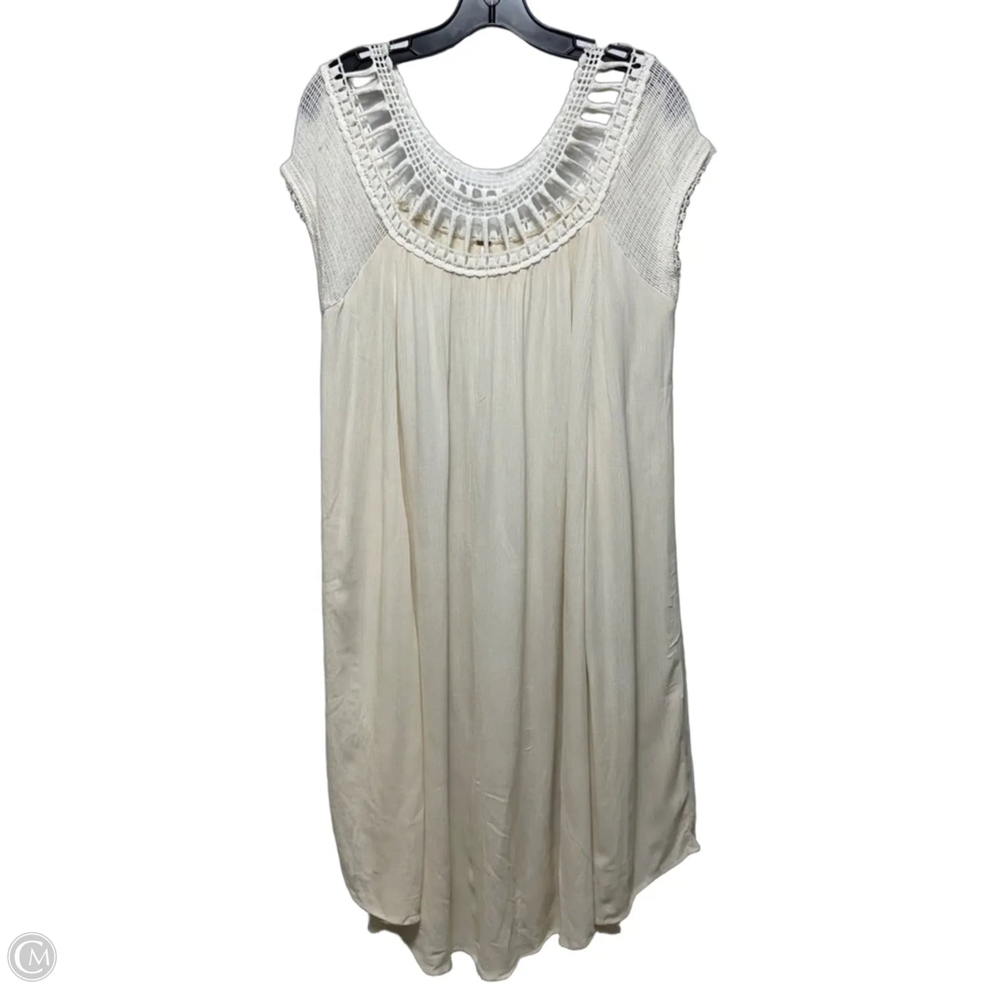 Sundancer Crochet Dress By Free People In Cream, Size: L