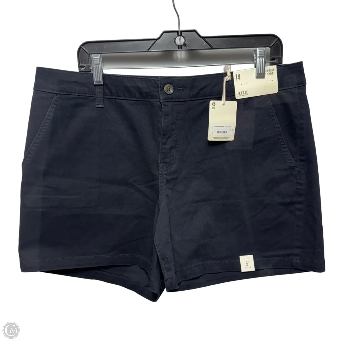 Shorts By Ana In Black, Size: 14
