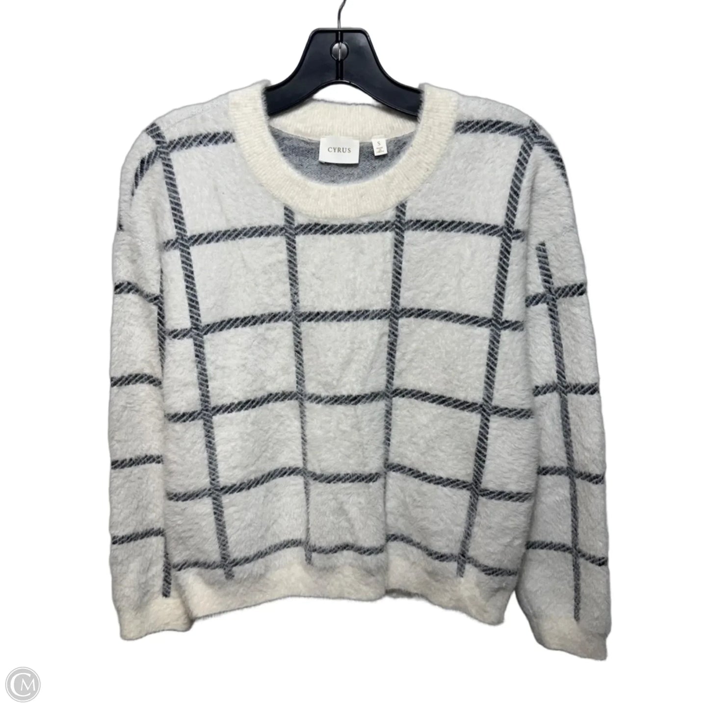 Sweater By Cyrus In Black & White, Size: S