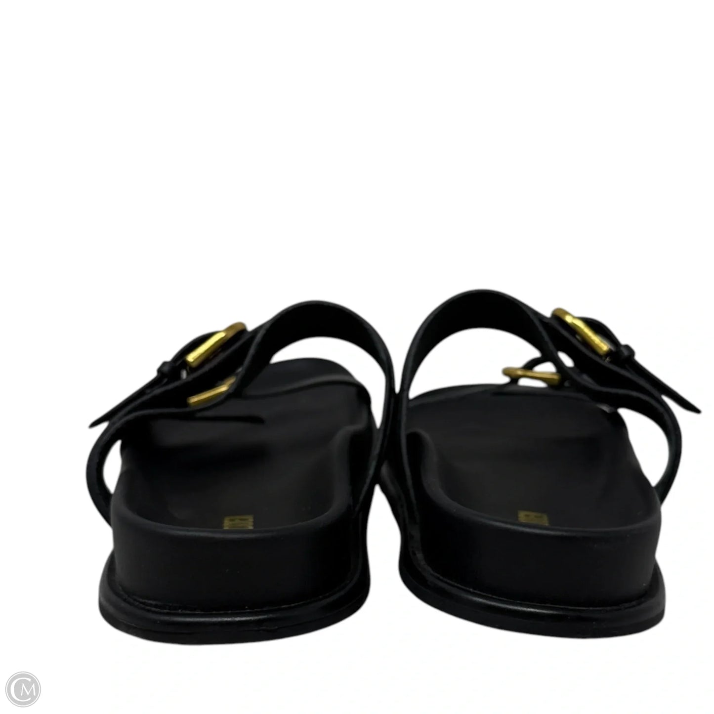 Zina Sandals Flats By Steve Madden In Black, Size: 8.5
