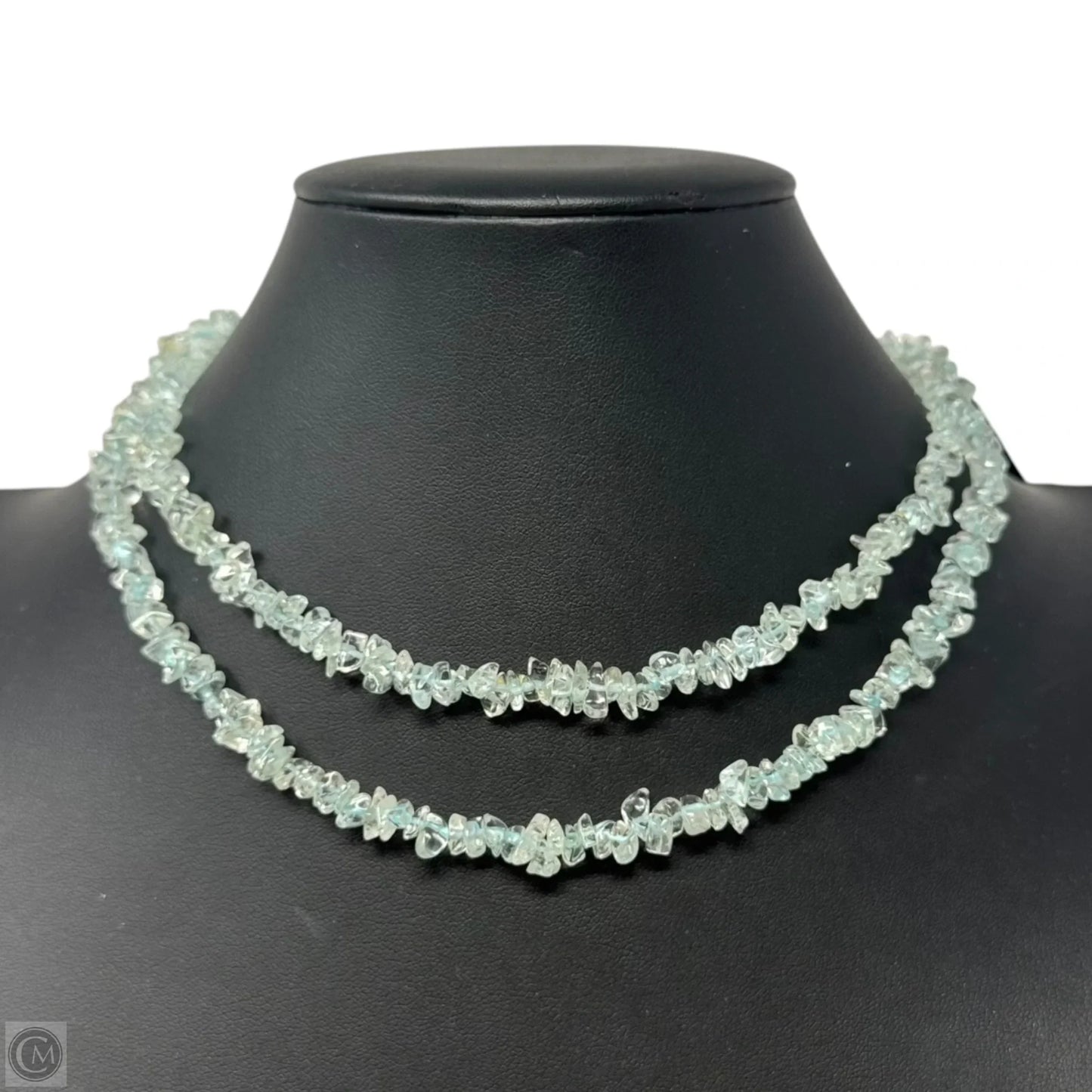 Long Stone Chip Necklace