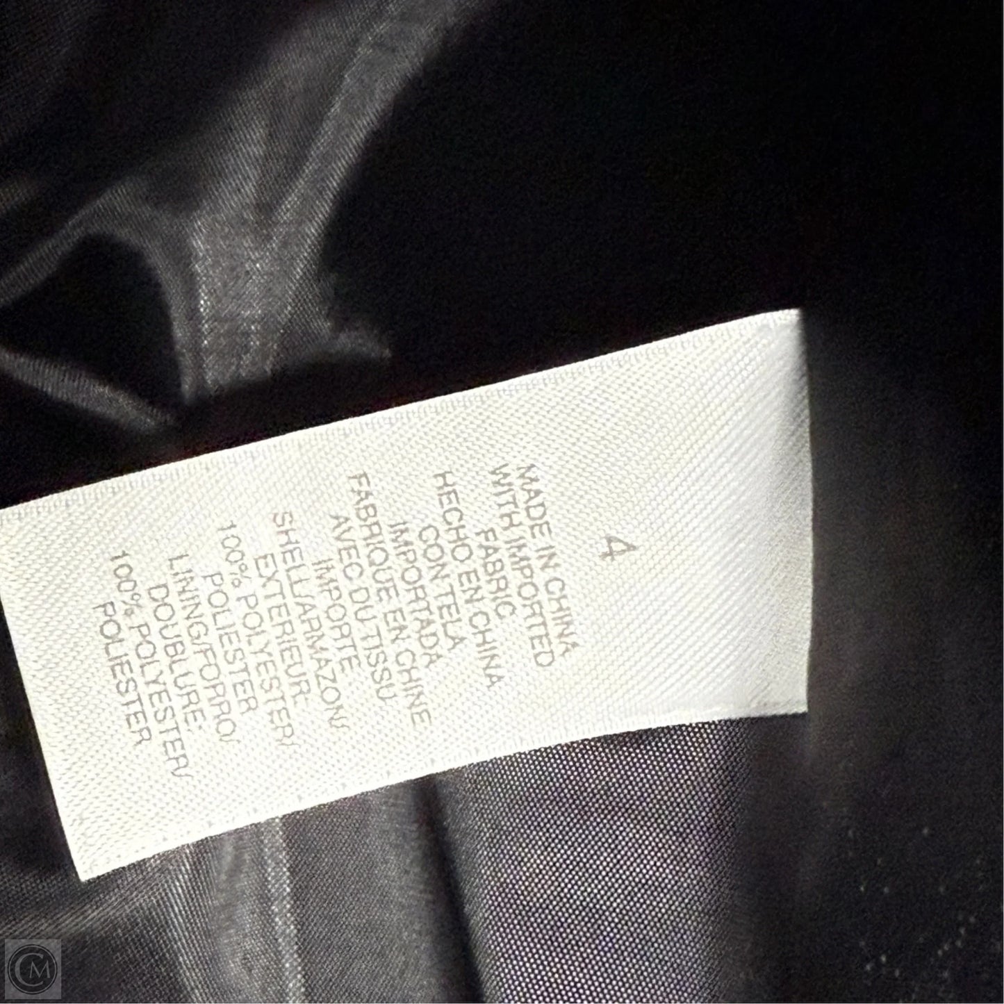 Cropped Blazer By Liz Claiborne In Black, Size: 4