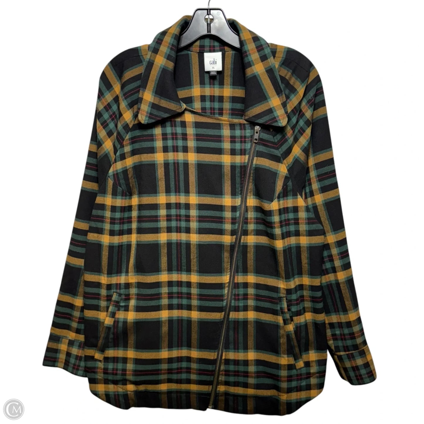 Jacket Other By Cabi In Plaid Pattern, Size: Xl