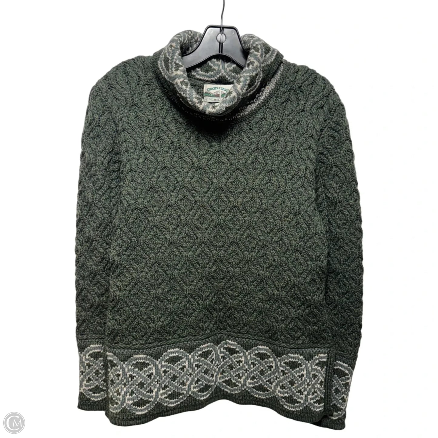 Merino Wool Sweater By Arancrafts In Green, Size: M