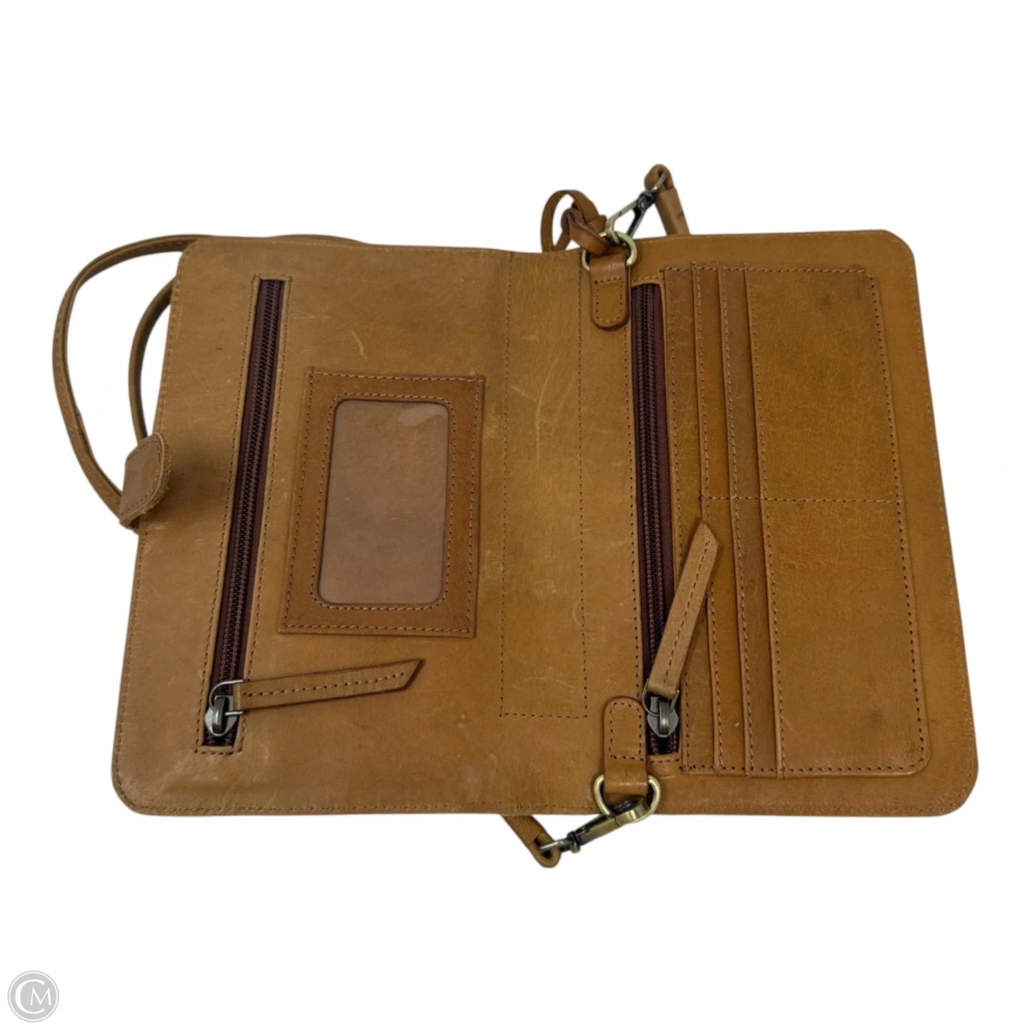 Tooled Leather Crossbody By Nocona, Size: Small