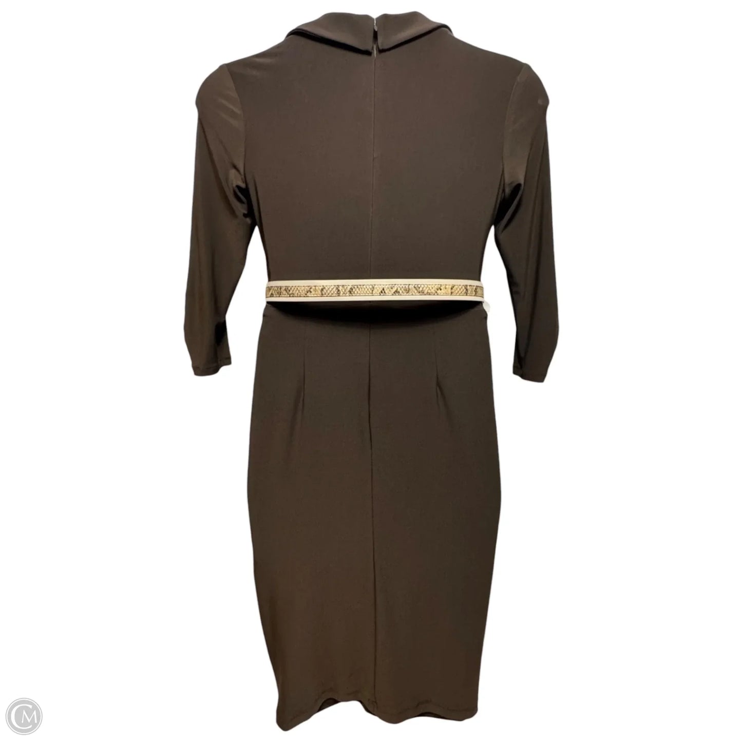 Dress Casual Midi By Joseph Ribkoff In Brown, Size: 10