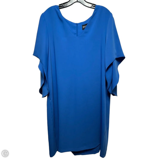 Dress Casual Short By Bigio Collection In Blue, Size: Xl