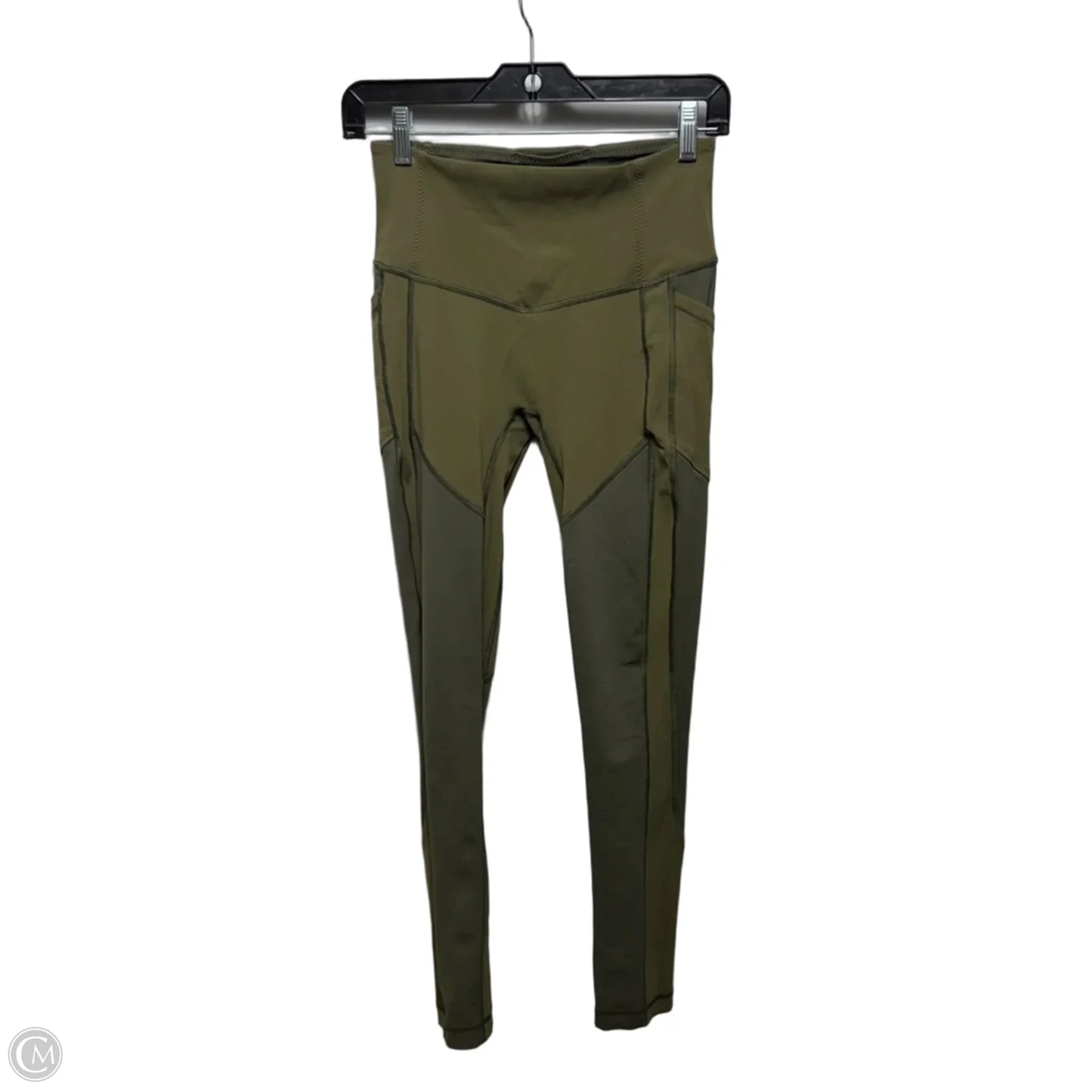 Athletic Leggings By Lululemon In Green, Size: 6