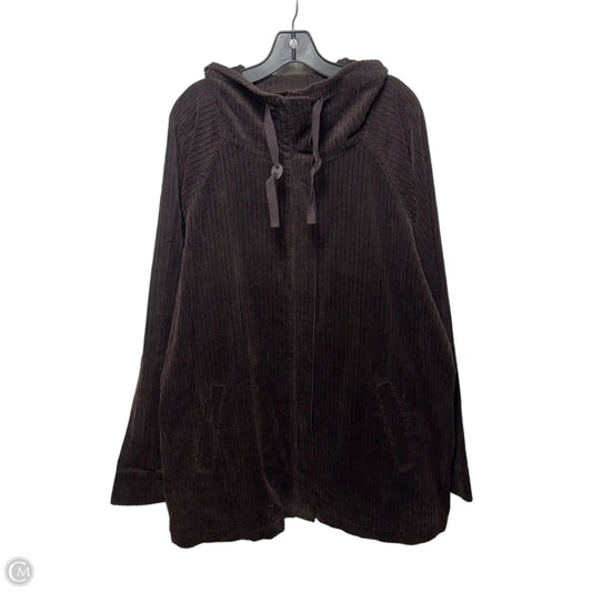 Corduroy Coat Other By Eileen Fisher In Brown, Size: 1x