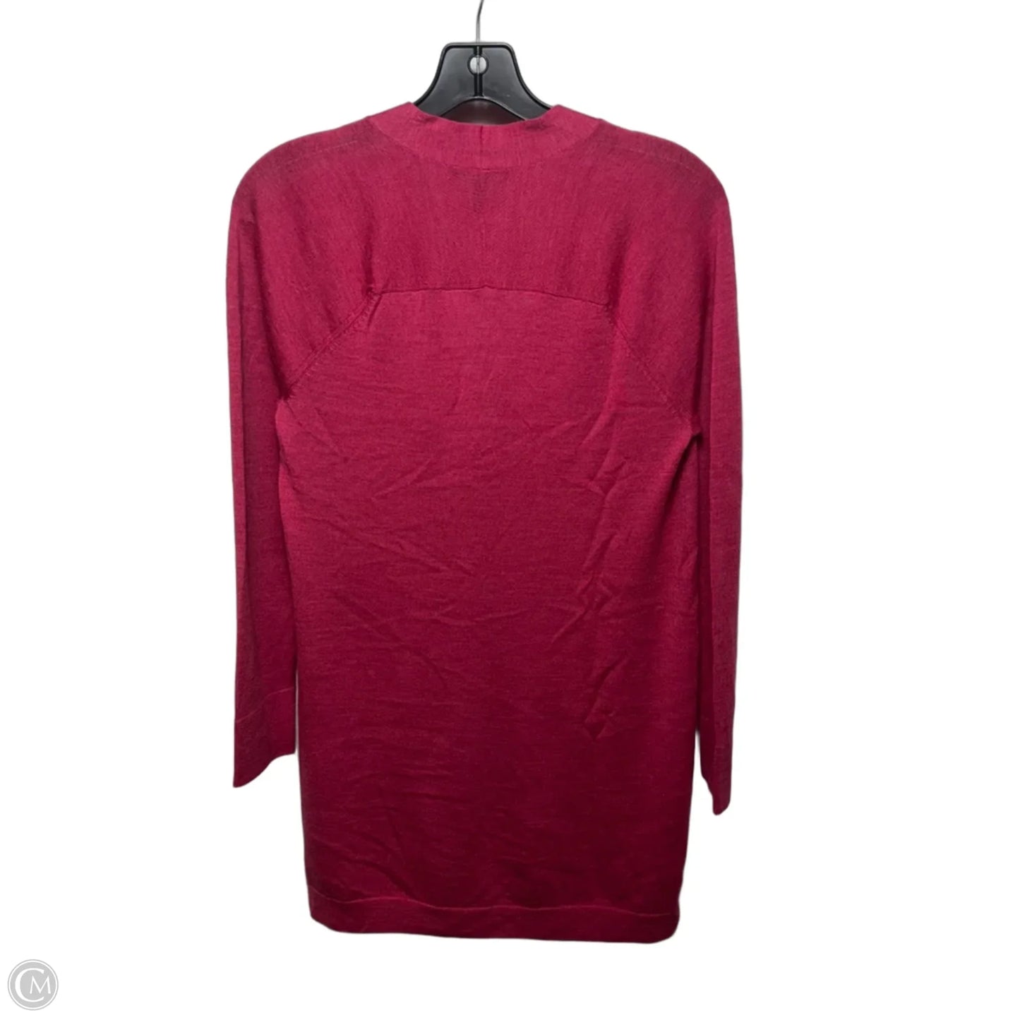 Wool Sweater Cardigan By Eileen Fisher In Pink, Size: Xs