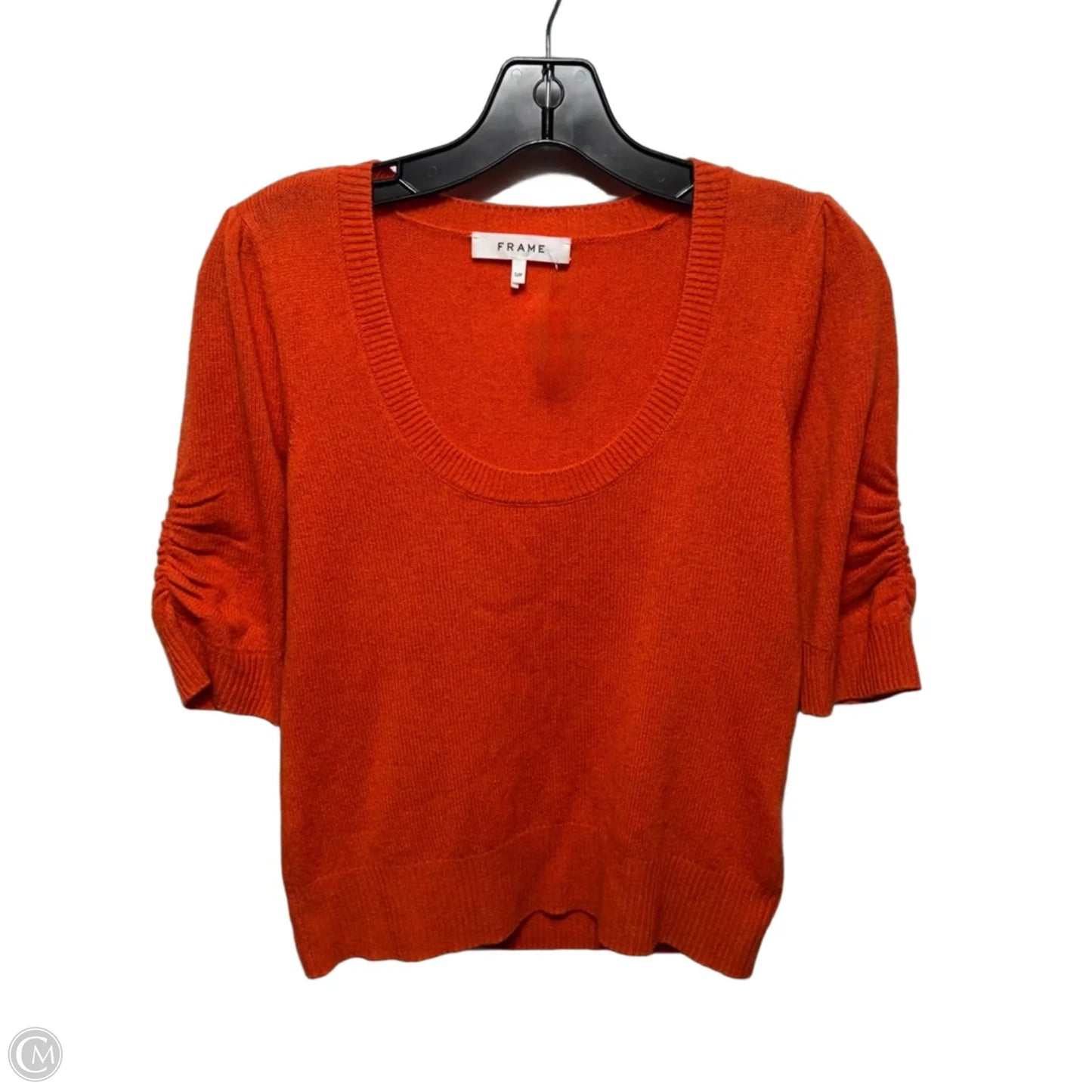 Sweater Cashmere By Frame In Orange, Size: S