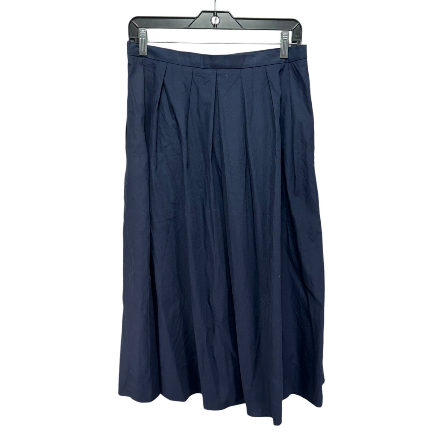 Skirt Midi By Banana Republic In Navy, Size: 10