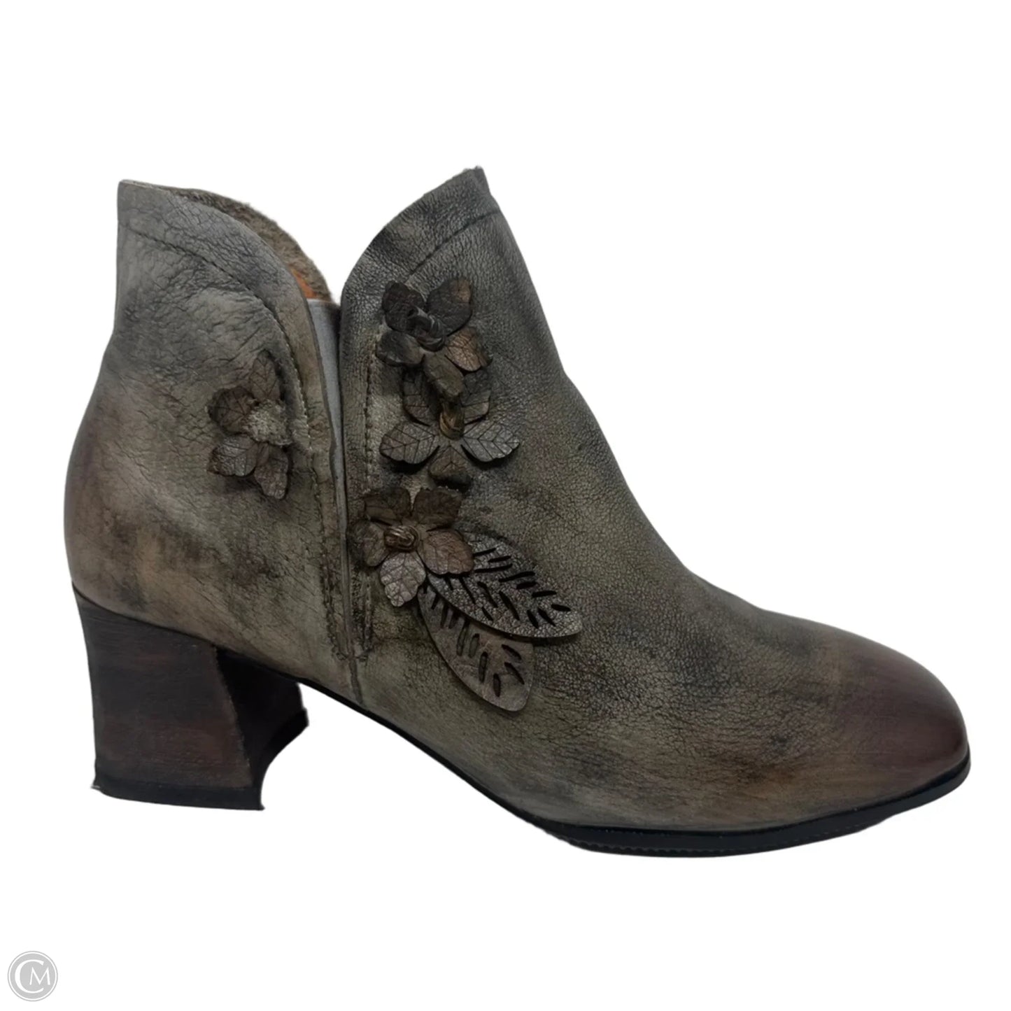 Loralie Boots Ankle Heels By Spring Step In Brown, Size: 9 (40)