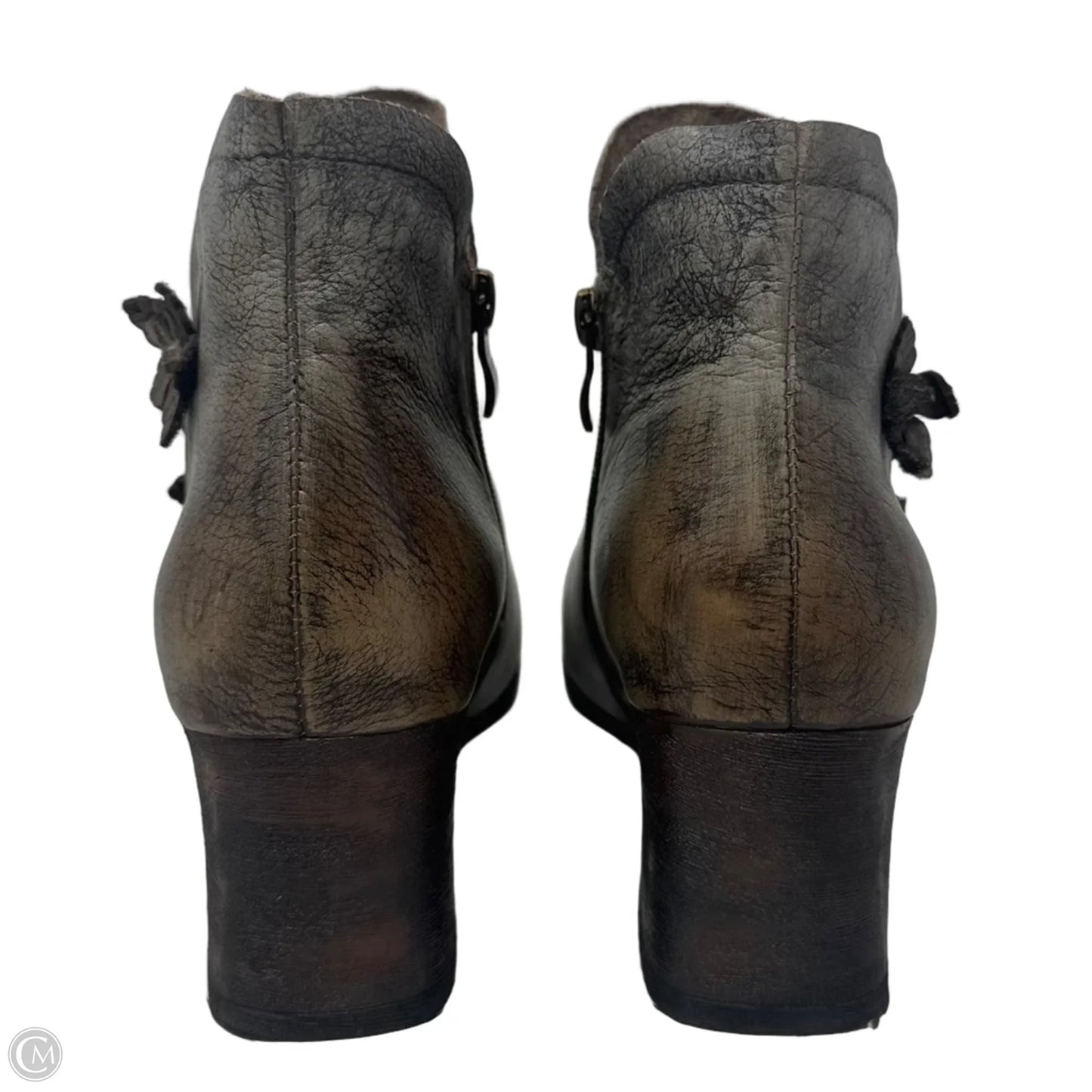 Loralie Boots Ankle Heels By Spring Step In Brown, Size: 9 (40)