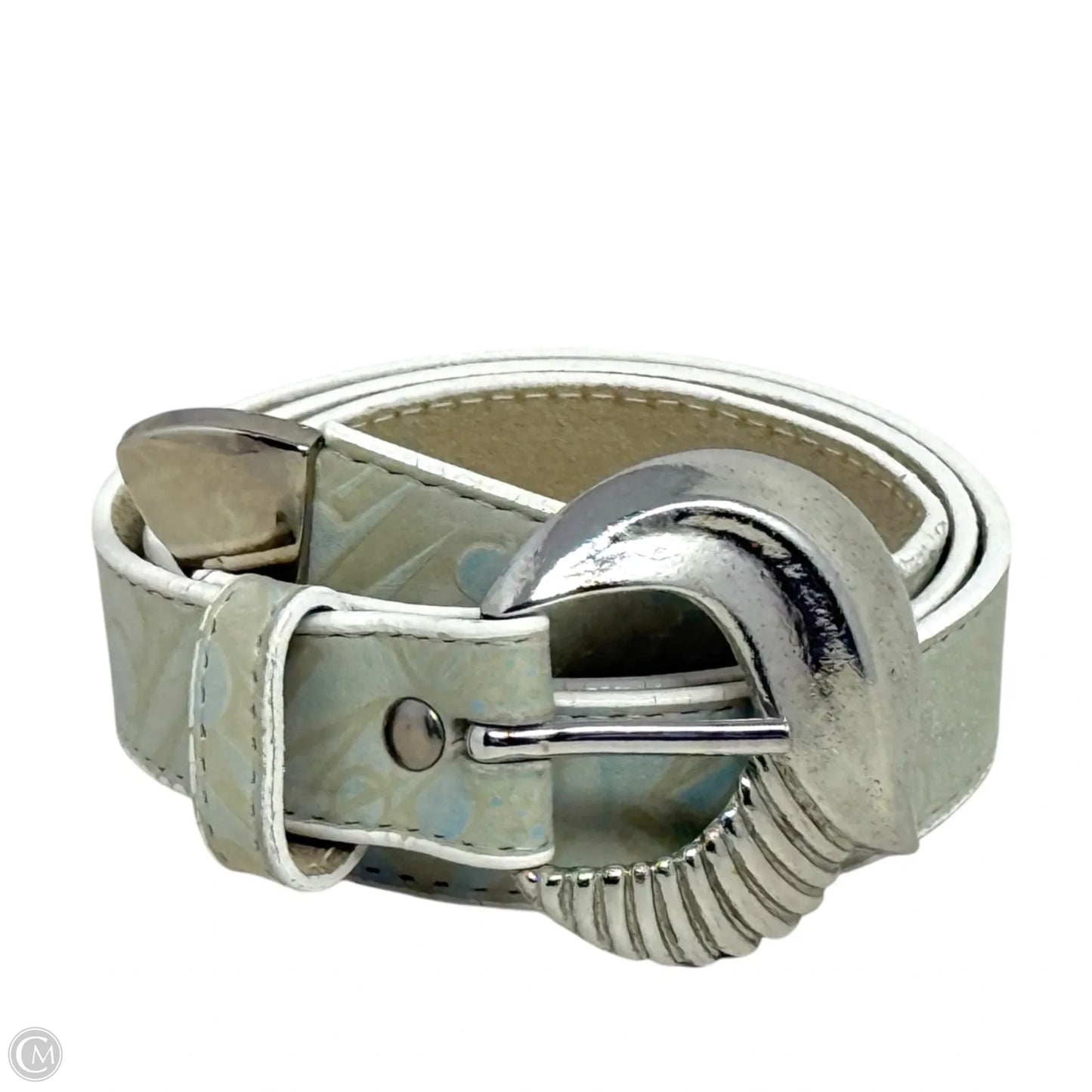 Vintage Sensation Textured Leather Belt By William Adler, Size: Large
