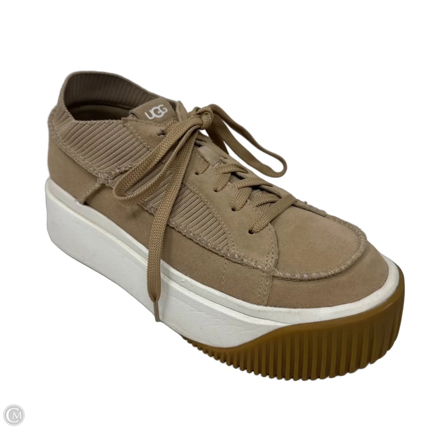 E-Z Duzzit Platform Shoes Designer By Ugg In Tan, Size: 9.5