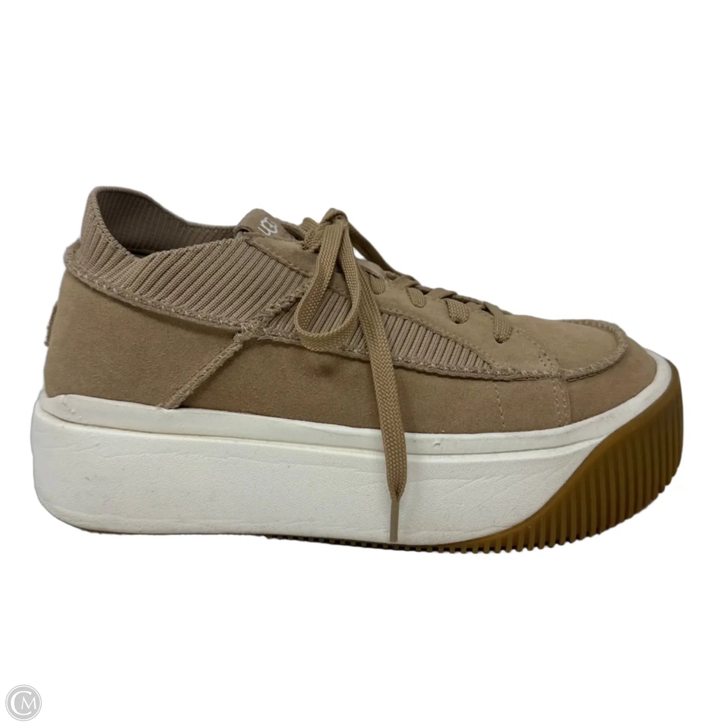 E-Z Duzzit Platform Shoes Designer By Ugg In Tan, Size: 9.5