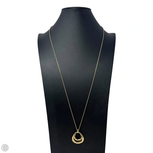 Gold Tone Long Pendant Necklace By Loft