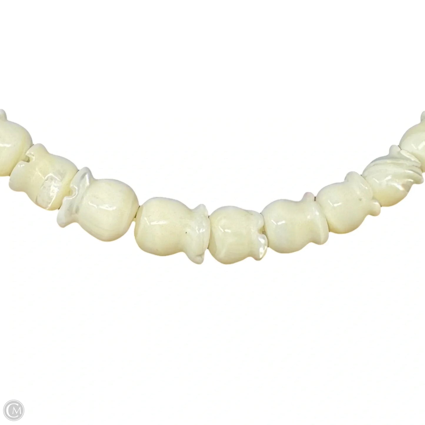 Cream Tone Beaded Necklace