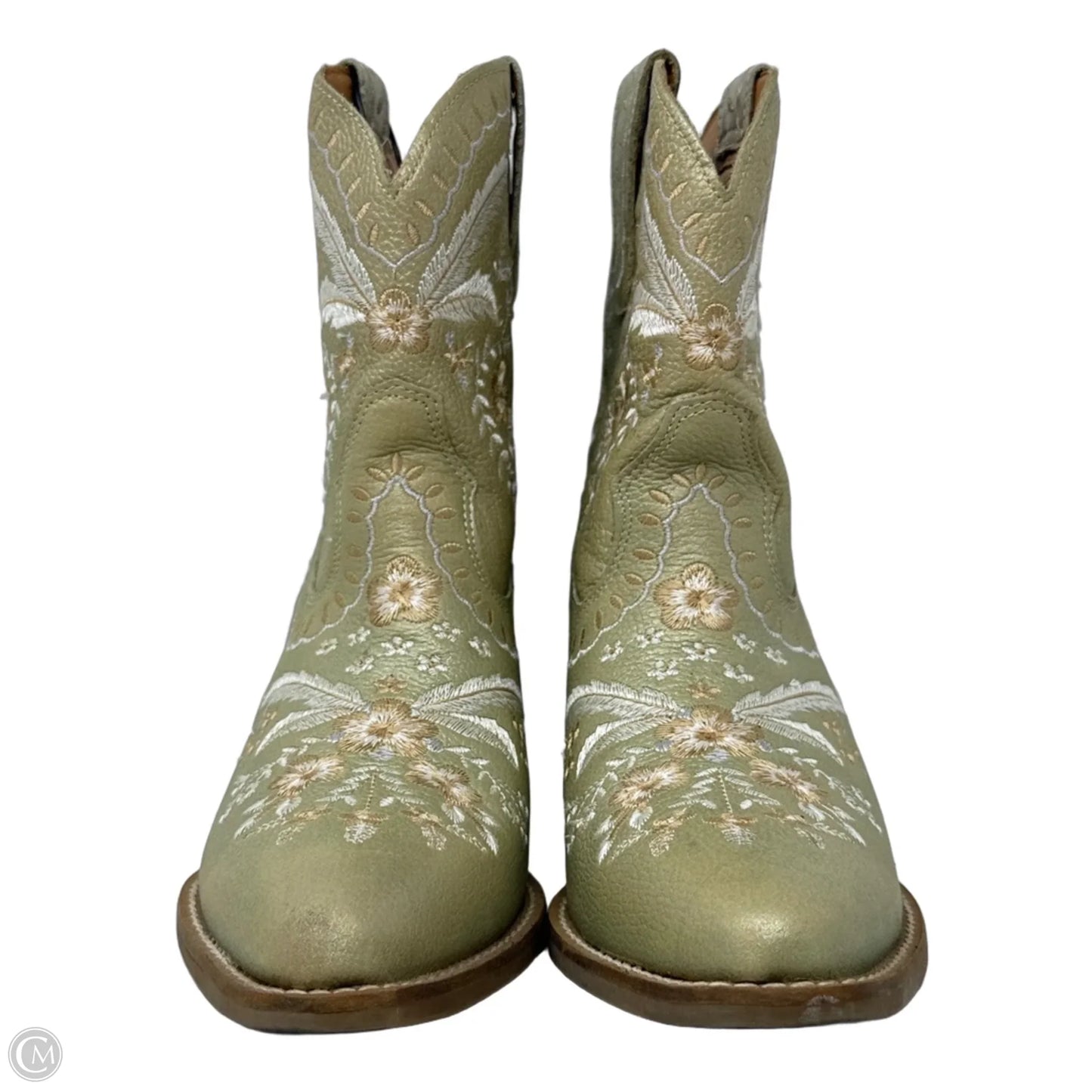 Primrose Cowgirl Boots By Dingo In Green, Size: 9.5