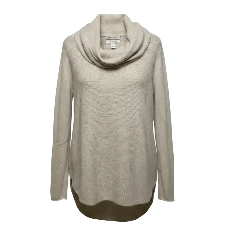 Sweater Cardigan Cashmere By Ellen Tracy In Cream, Size: M