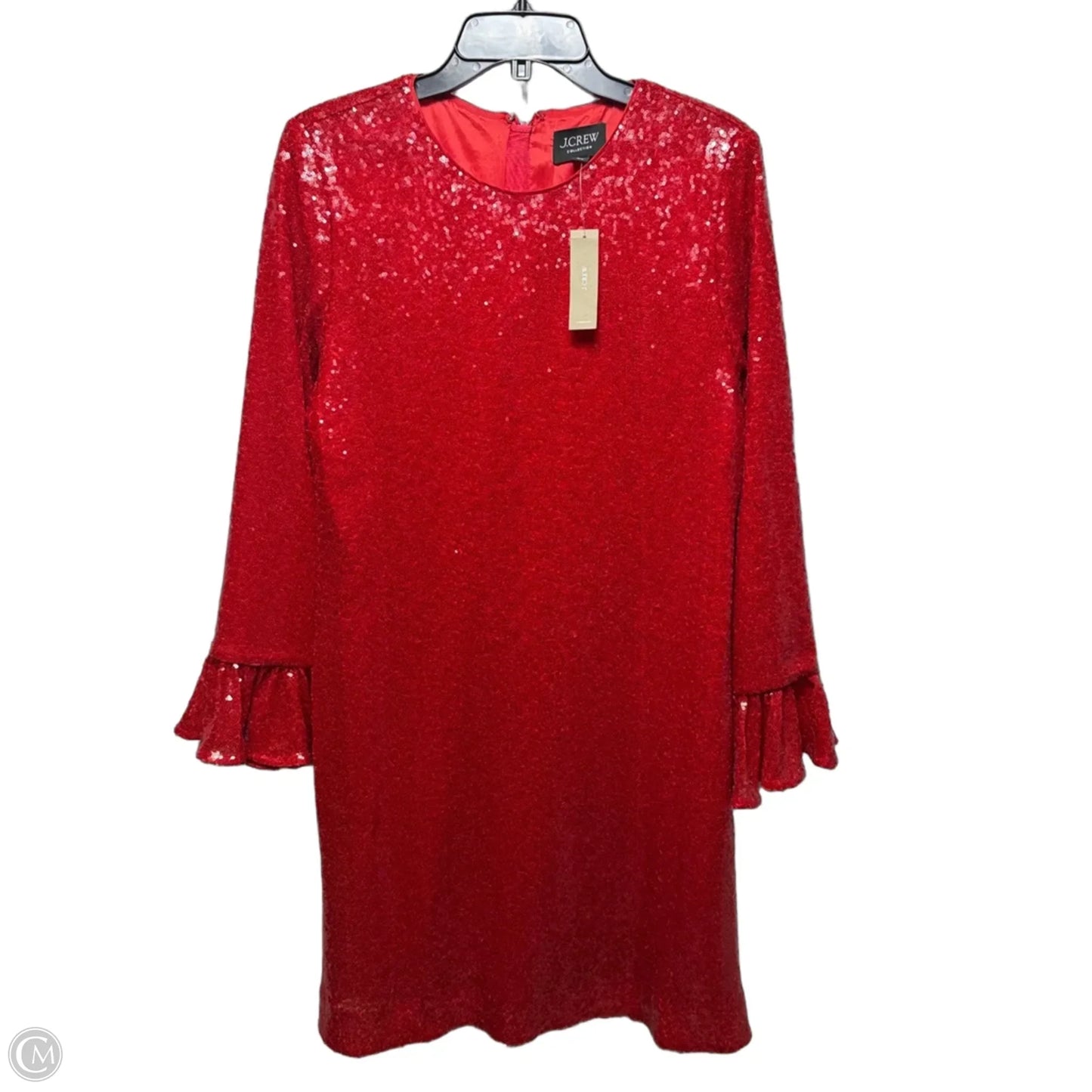 Winter Garden Sequin Dress By J. Crew Collection In Red, Size: 12