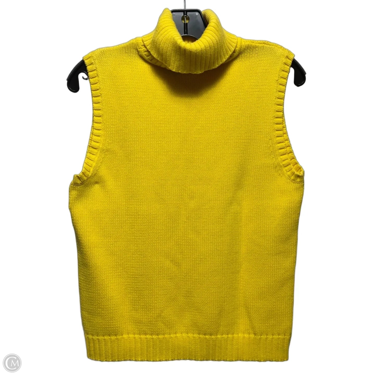 Sweater By Lauren By Ralph Lauren In Yellow, Size: L