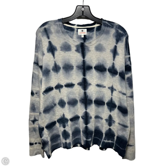 Sweater By Sundry In Tie Dye Print, Size: M
