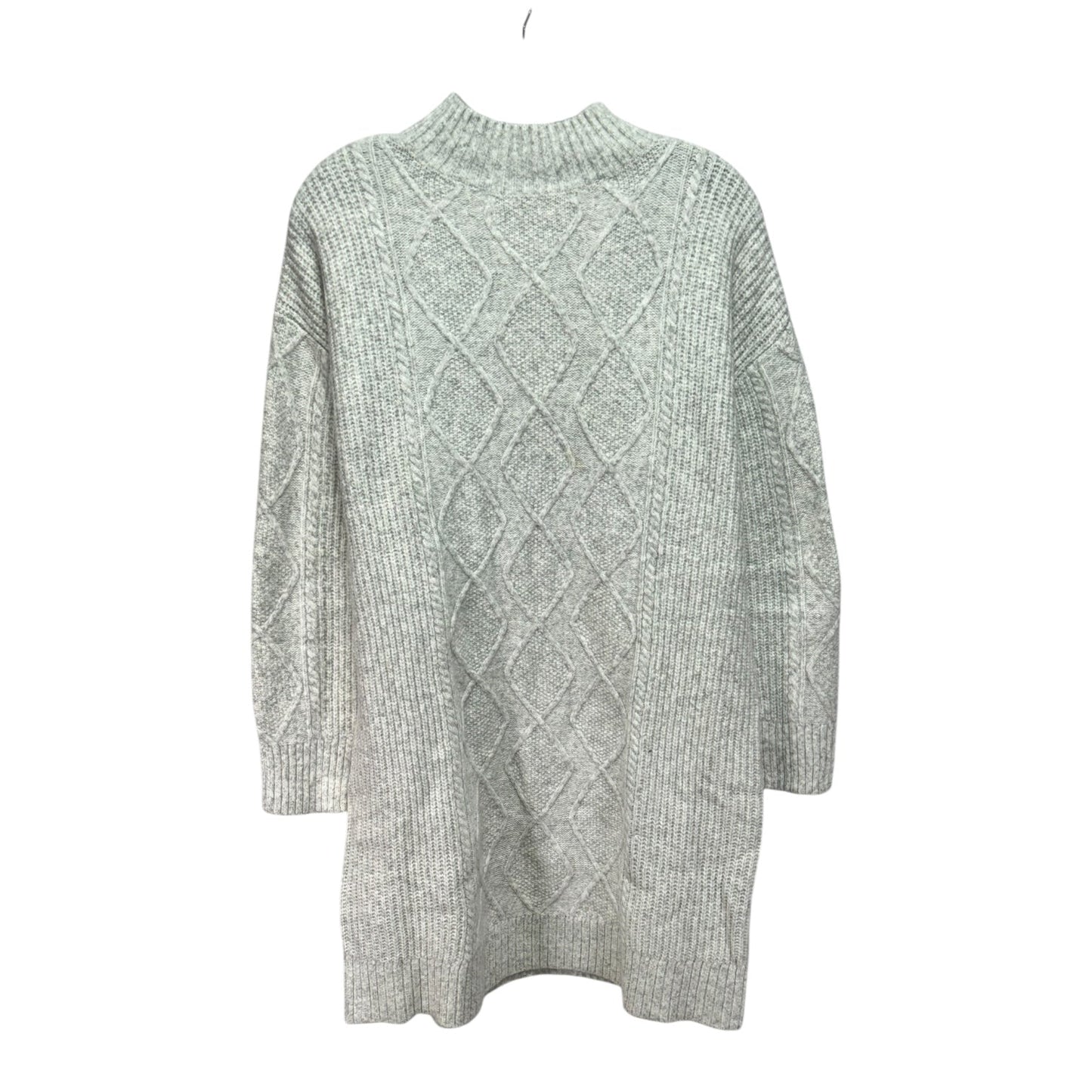 Dress Sweater By Loft In Grey, Size: L