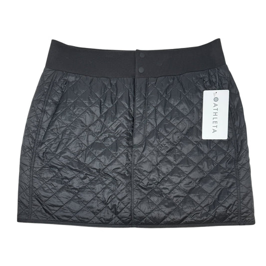 Quilted Lodge Skirt Mini & Short By Athleta In Black, Size: 12