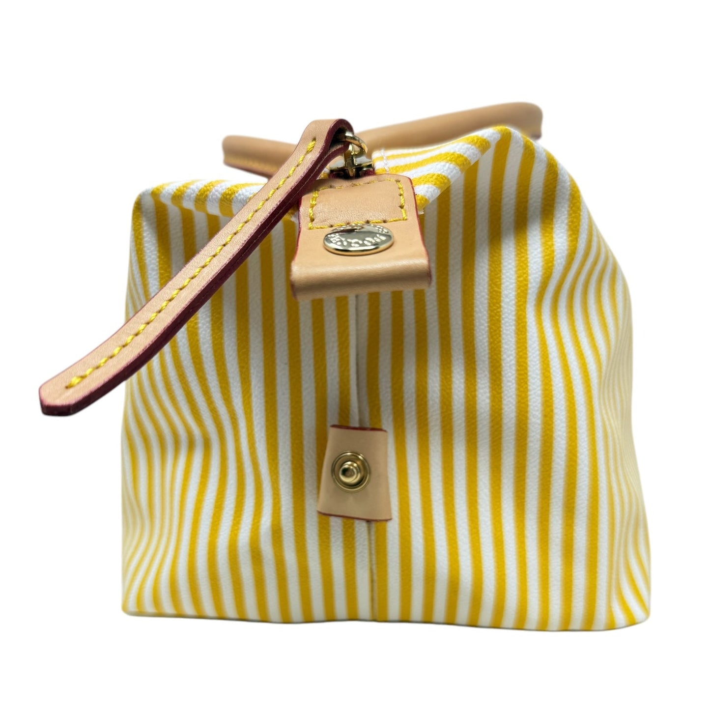 Stripes Duffle Designer By Dooney And Bourke In Sunflower, Size: Medium