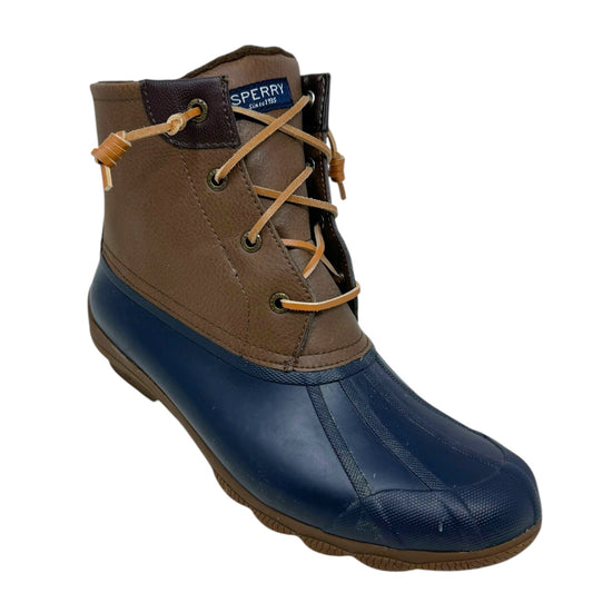 Syren Gulf Duck Boot By Sperry In Blue & Brown, Size: 9.5