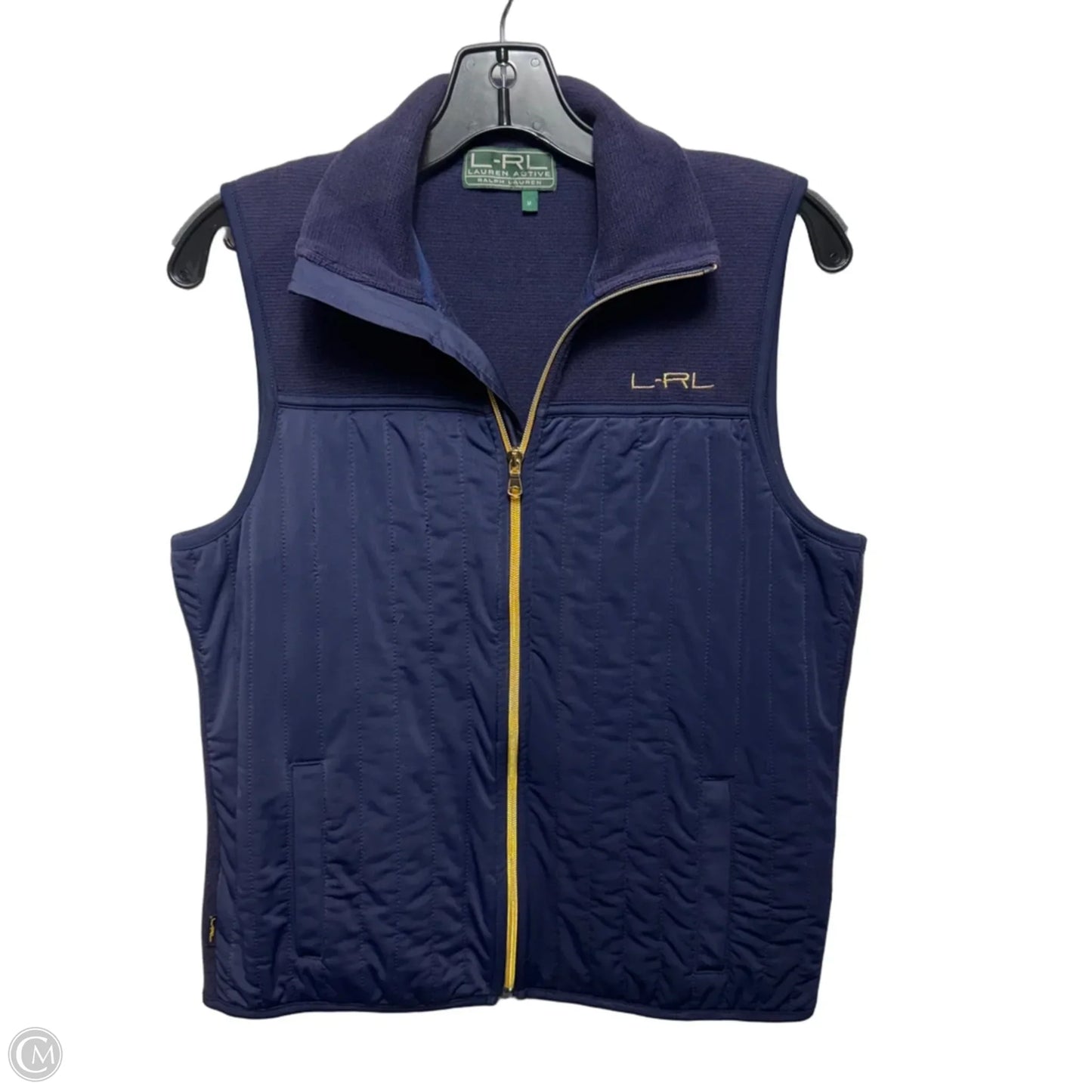 Vest Puffer & Quilted By Ralph Lauren In Navy, Size: M