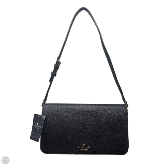 Glitter Flap Shoulder Handbag Designer By Kate Spade, Size: Medium