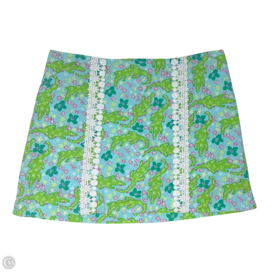 Adelaide Skort Designer By Lilly Pulitzer In Alligator Lagoon, Size: 4