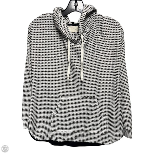 Athletic Sweatshirt Hoodie By Melloday In Black, Size: Xs