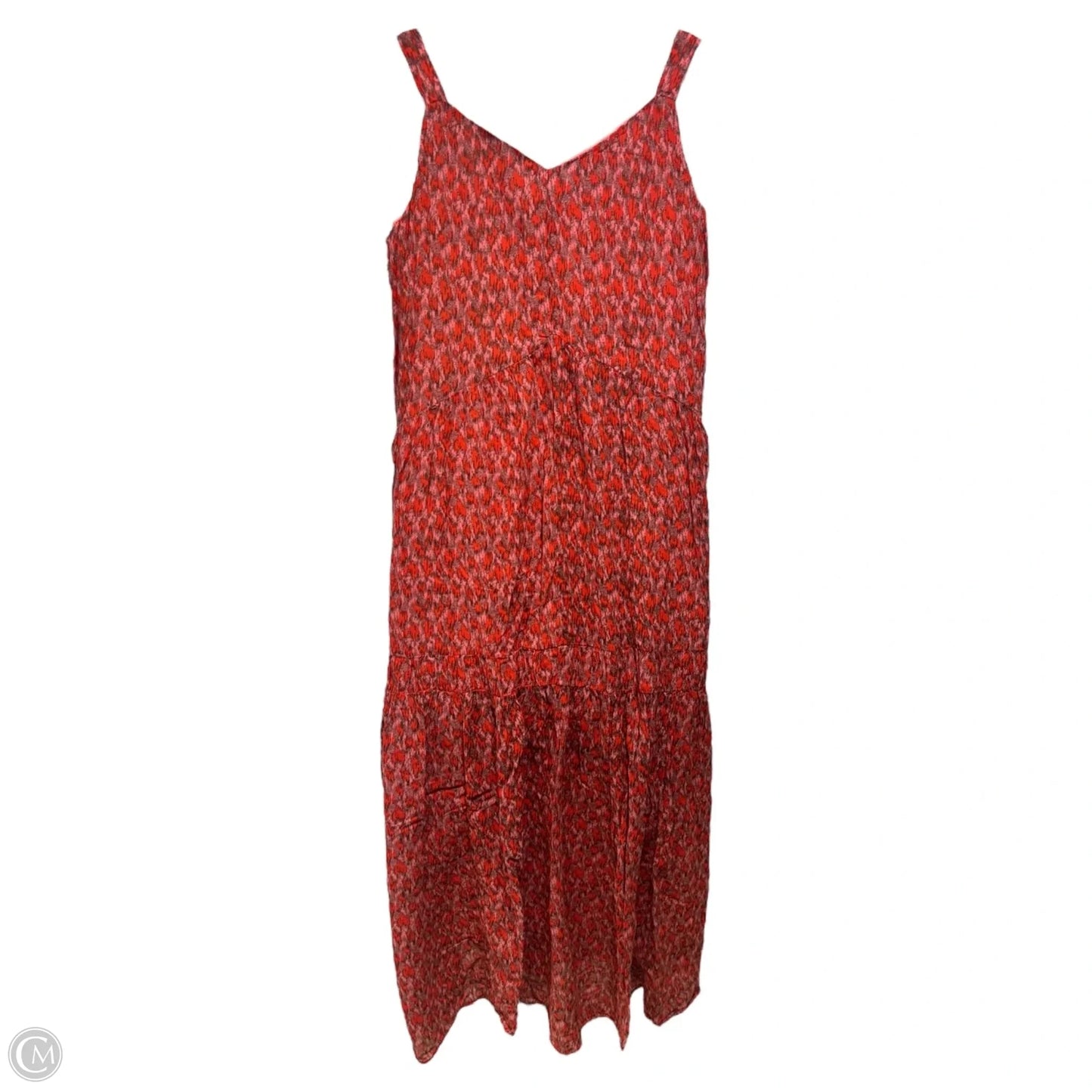 Dress Casual Maxi By Joie In Orange & Pink, Size: M