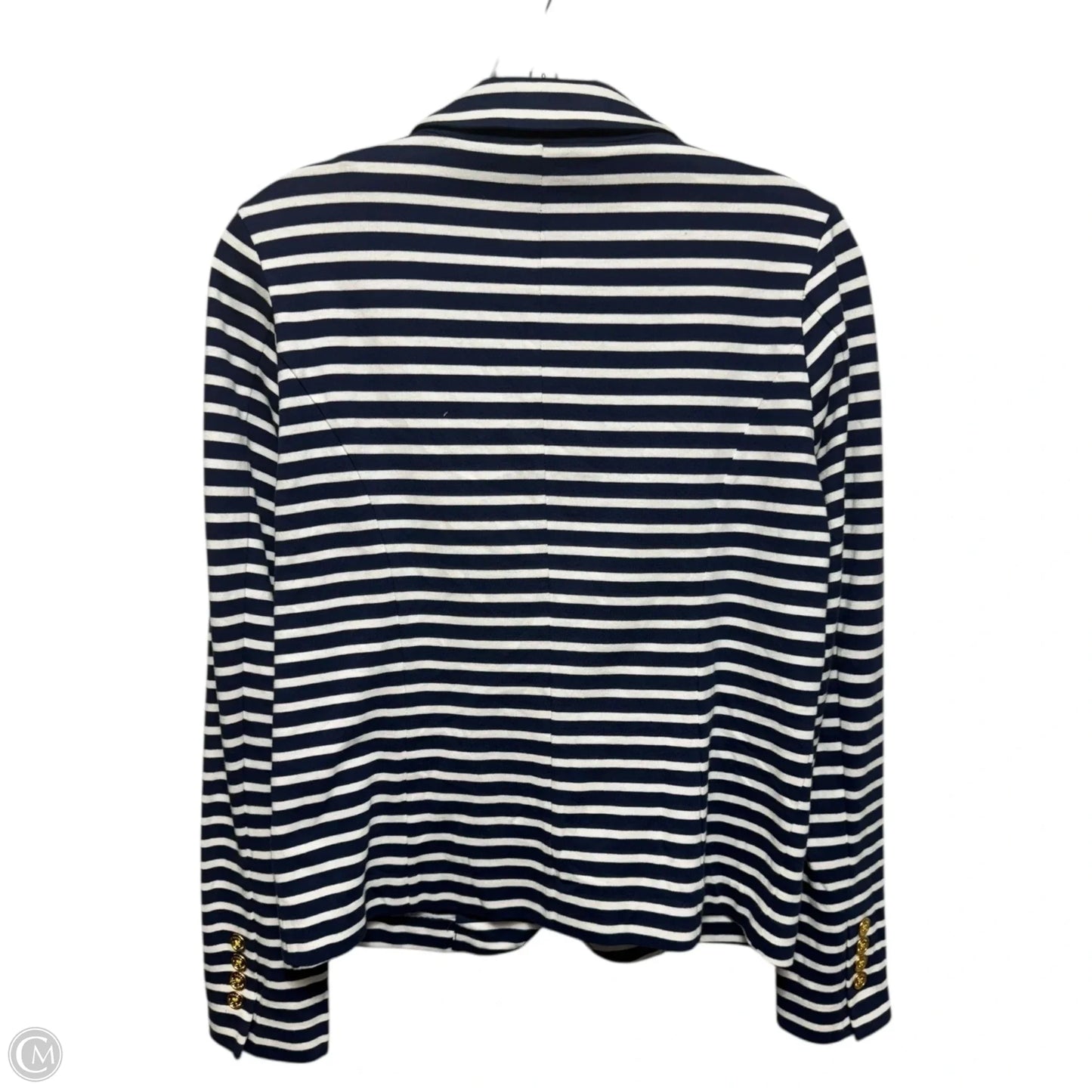 Blazer By Lauren By Ralph Lauren In Striped Pattern, Size: Sp