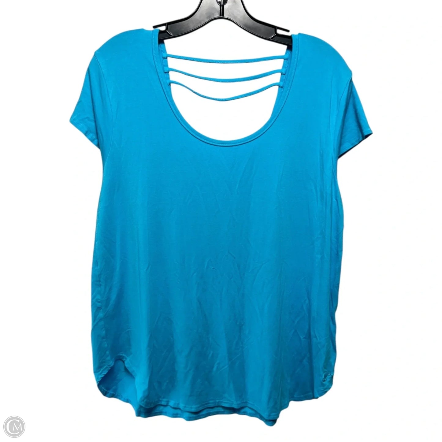 Top Short Sleeve By Kavu In Blue, Size: L