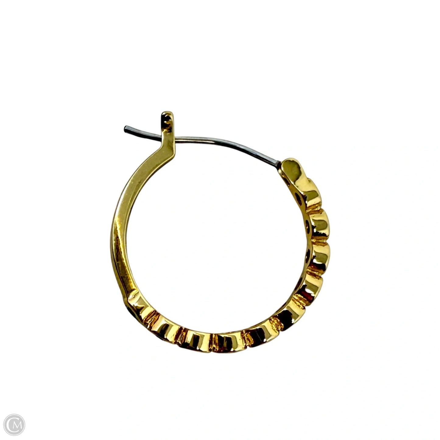 Full Circle Huggie Earrings Designer By Kate Spade