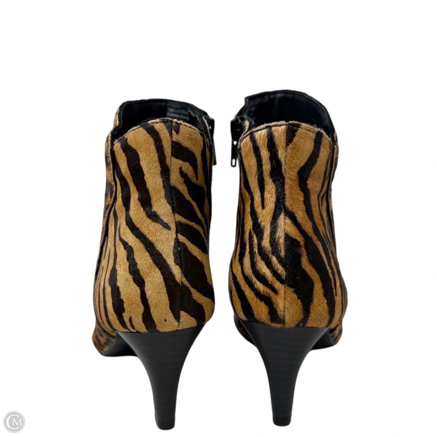 Harpper kitten Heel Booties By Alfani In Leopard Print Calfhair, Size: 7