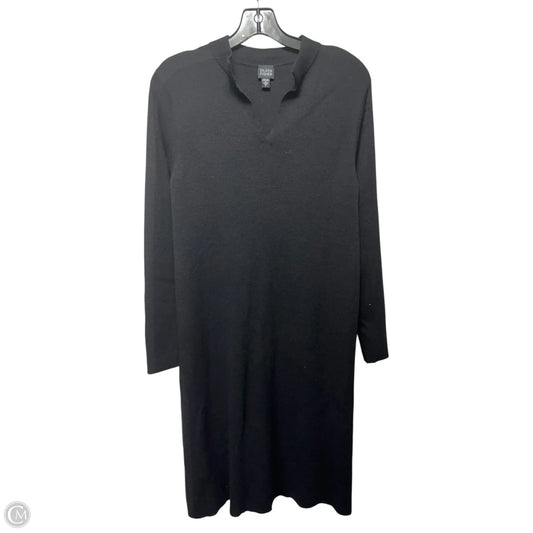 Wool Dress Sweater By Eileen Fisher In Black, Size: S