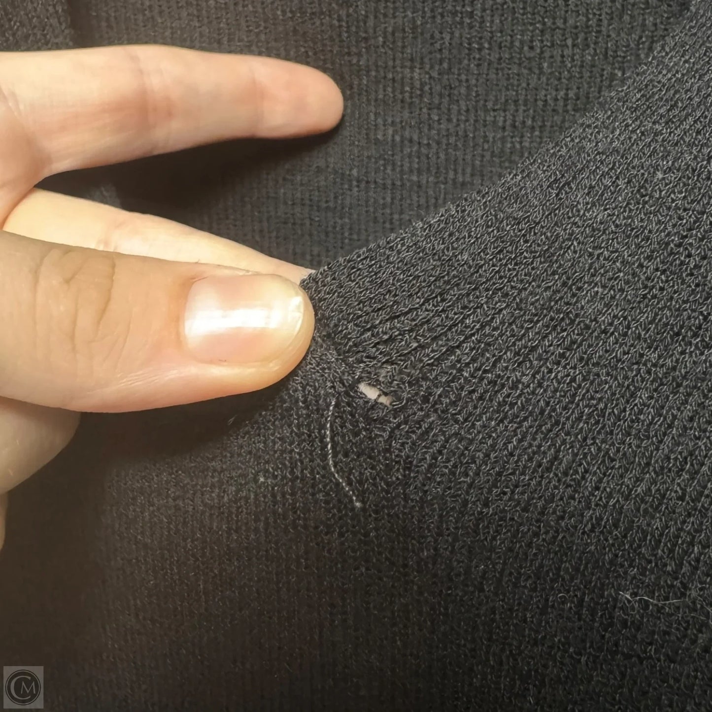 Wool Dress Sweater By Eileen Fisher In Black, Size: S