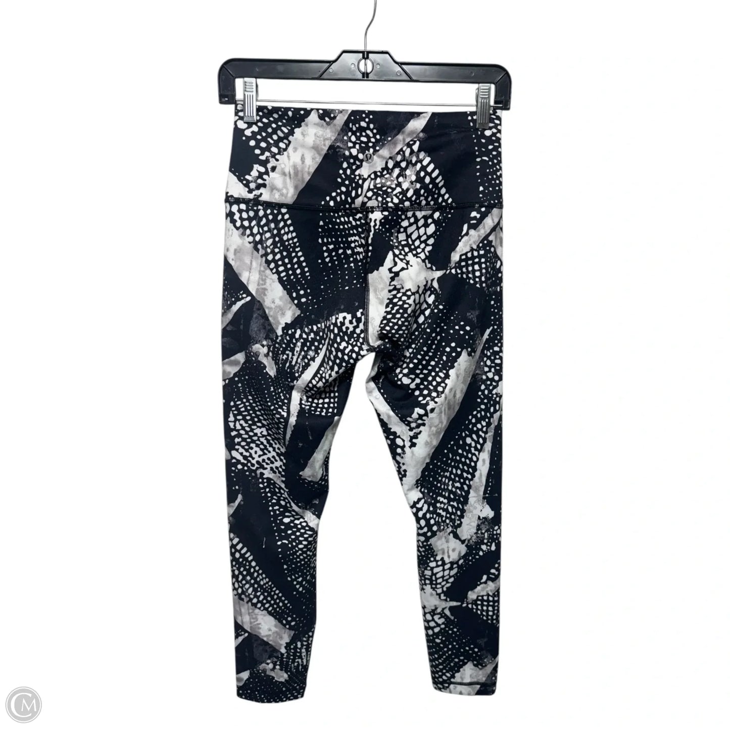 High Times Pants By Lululemon In Static Mist White Black, Size: 8