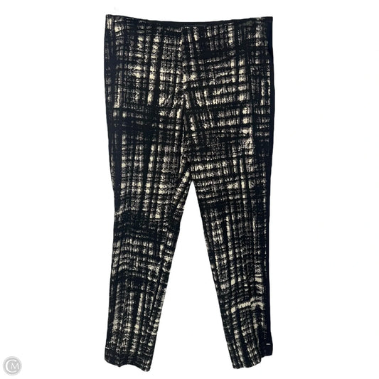 Pants Designer By Lafayette 148 In Black & Grey, Size: 6