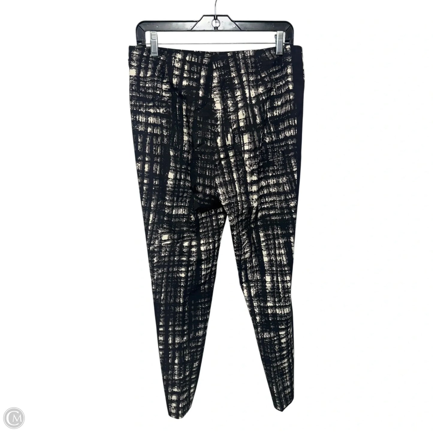 Pants Designer By Lafayette 148 In Black & Grey, Size: 6